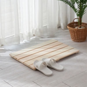 코시나 프리미엄 편백나무 원목 욕실발판 소형