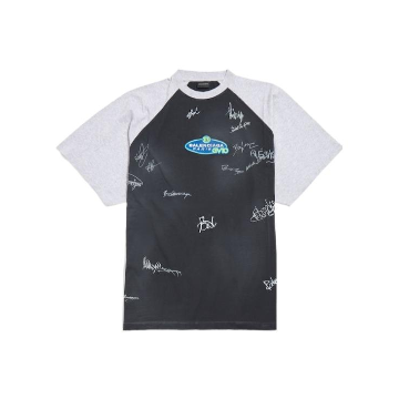 발렌시아가 T 셔츠 with a patch 850419TTVE21041 T_이미지