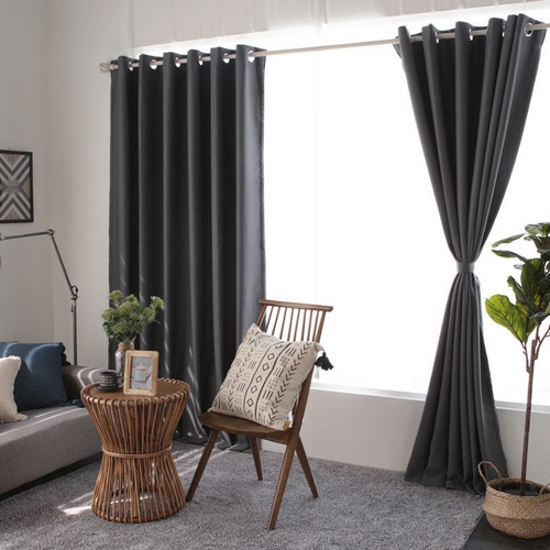 메종 아일렛 암막커튼 긴창세트