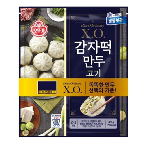 XO 감자떡만두 고기, 320g, 6개
