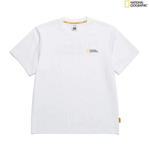 내셔널지오그래픽 크로우 쿨맥스 스몰로고 티셔츠 N242UTS460