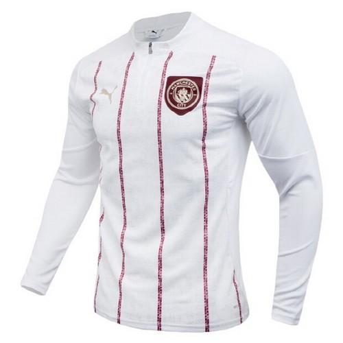 푸마 맨체스터 시티 프리매치 1/4 짚 탑 긴팔저지 779156-77_이미지