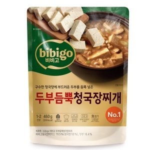 CJ제일제당 비비고 두부듬뿍 청국장찌개 460g (7개)_이미지