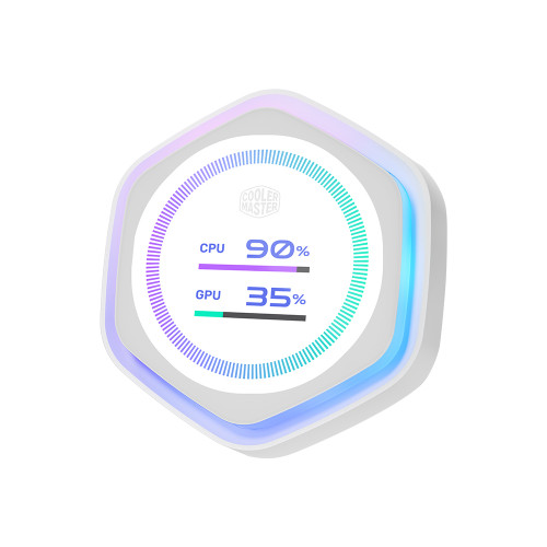 쿨러마스터 ATMOS II Flex-Kit: LCD (화이트)_이미지