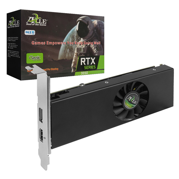 액슬 지포스 RTX 3050 D6 6GB LP 에즈윈이미지입니다. 누르면 해당 게시물로 새창이동합니다.