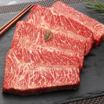 바라던유통 바라던 호주청정우 스테이크용 부채살 400g+소스 70g