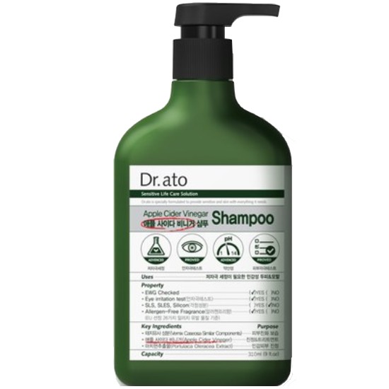  닥터아토 애플 사이다 비니거 샴푸 310ml [1개]