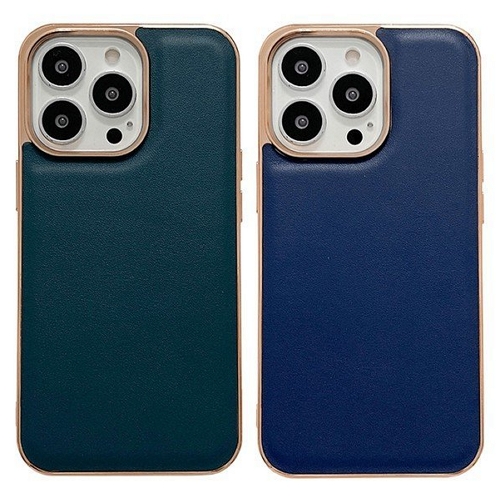 아이폰13 프로 프리미어 골드라인 리얼 가죽 케이스