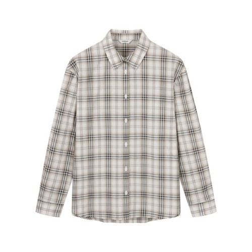 폴햄 여성 코튼 체크 긴팔 셔츠_PHG2WC2085CBE_이미지