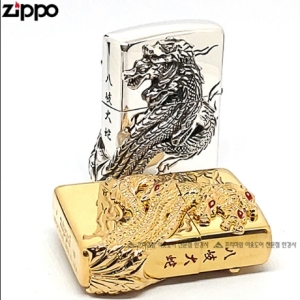 미국 ZIPPO 오로치 3면 엠블렘 라이터 라이타 지포라이타 지포라이터