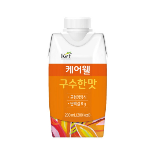 한국엔테랄푸드(Kef) 케어웰 구수한 맛 200ml (팩) (10개)