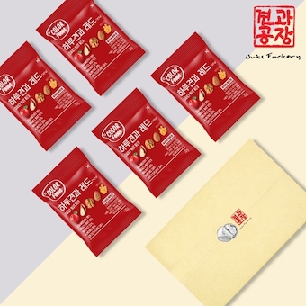 견과공장 하루견과 레드 선물세트 20g 50개입