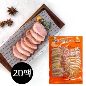 모란식품 컨츄리덕 유황 오리훈제 슬라이스 국산 400g (20개)