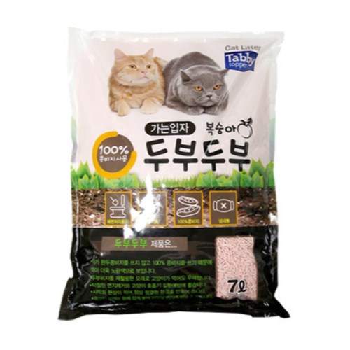 테비토퍼 두부두부 가는입자 복숭아 2.82kg (1개)