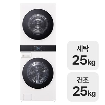 LG전자 트롬 AI 오브제컬렉션 워시타워 WA2525IIHF