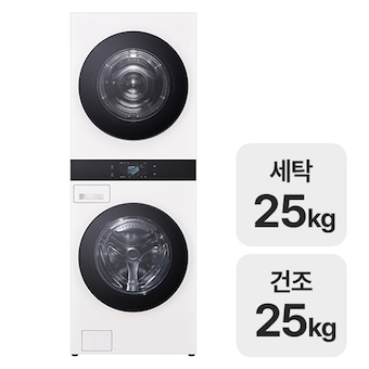 <b>LG</b>전자 트롬 AI 오브제컬렉션 <b>워시</b><b>타워</b> WA2525IIHF