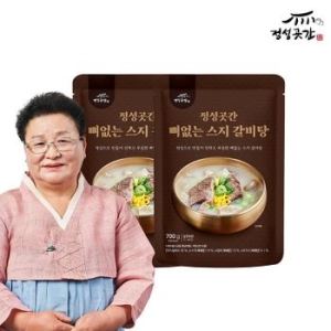 다담 정성곳간 강순의 명인의 뼈 없는 스지 갈비탕 700g (2개)