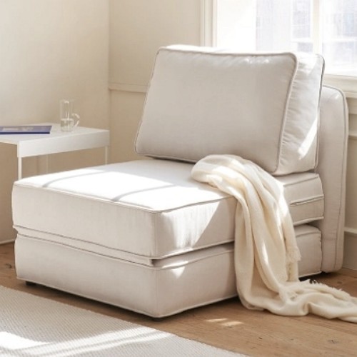 티렌토 한샘몰 데이나잇 접이식 아쿠아텍스 패브릭 소파베드 1인용_이미지