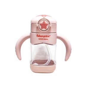 피셔프라이스 추달린 사각 빨대컵 핑크_이미지