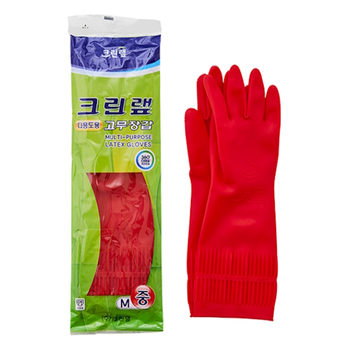 크린랲 다용도 고무장갑 (중)