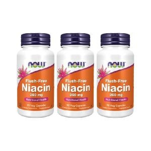 나우푸드 플러쉬 프리 니아신 250mg 90캡슐 (3개)