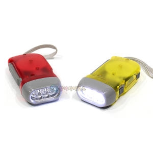 속이 보이는 LED 자가발전기 핸드발전기 LED손전등 수동 핸디 램프 과학교구 키트 관찰_이미지