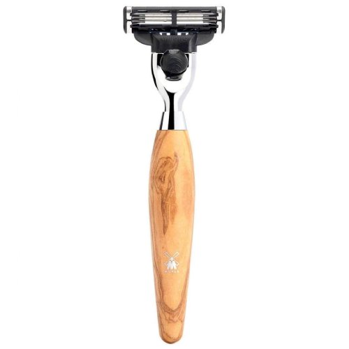 뮬레 코스모 3중날 면도기 (해외구매, 올리브우드)_이미지