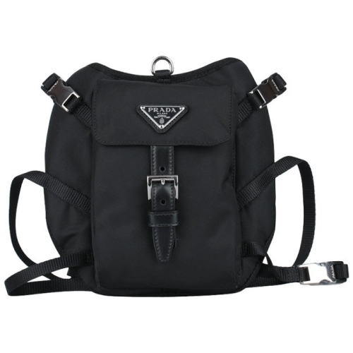 11S 2021   2YX003 벨트백 힙색 범백 크로스백 삼각로고 블랙 nylon dog harness 2DMI 2Y