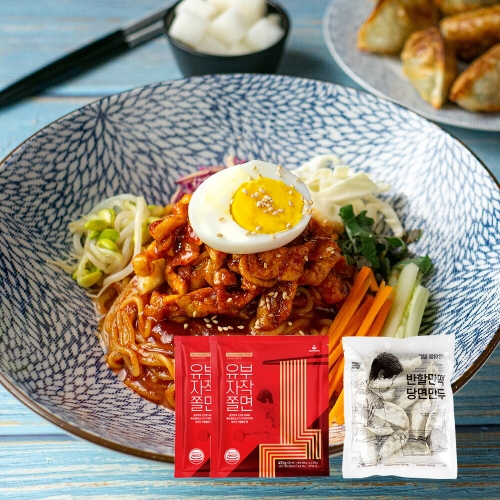 반야월할매 유부자작쫄면 423g + 당면만두 420g