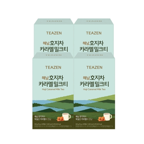 티젠 해남호지차 카라멜 밀크티 20개입 (4개)_이미지