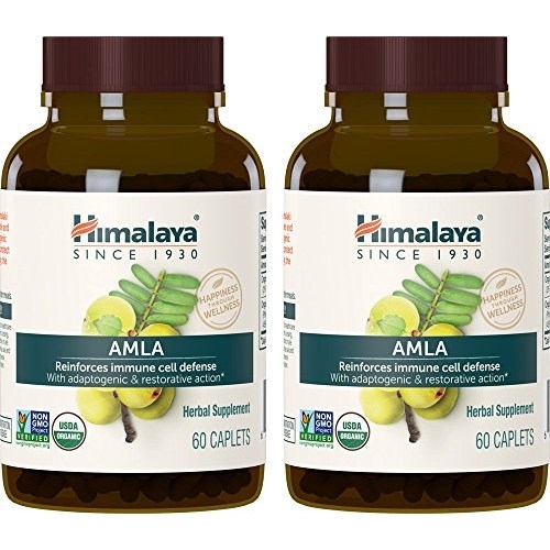 히말라야 Himalaya Amla 히말라야 암라 600mg 60캡슐 X 2팩_이미지