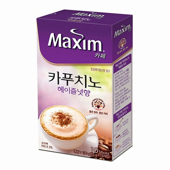동서식품 맥심 카페 카푸치노 헤이즐넛향 10T이미지입니다. 누르면 해당 게시물로 새창이동합니다.