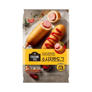 퀴진 자이언트소시지핫도그 440G