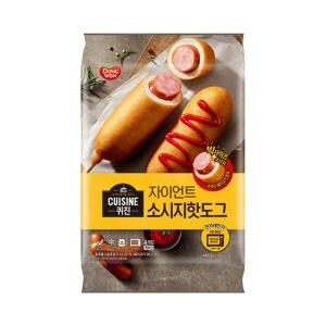 동원F&B 퀴진 자이언트소시지<b>핫도그</b> 440G
