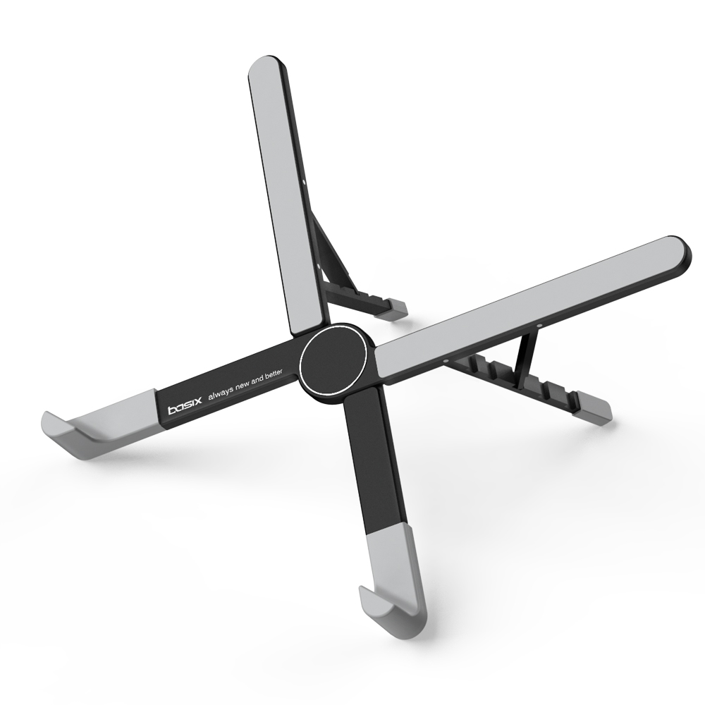 basix EASY CARRY X 접이식 노트북 거치대 (블랙)_이미지