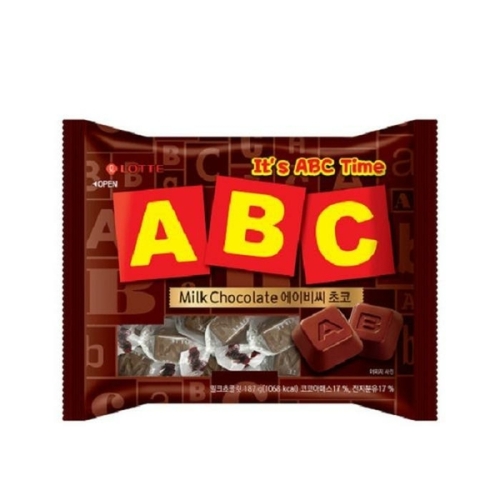 롯데제과 ABC 초콜릿 187g (7개)_이미지
