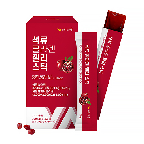 비타민마을 석류콜라겐스틱 20g 15포 (6개)