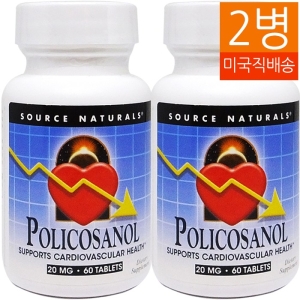 소스내추럴스 폴리코사놀 20mg 60정