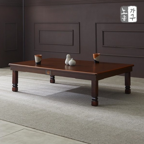 노송가구 골드상감 교자상 (120x81cm)