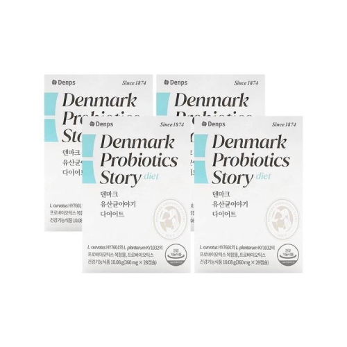 덴프스 덴마크 유산균이야기 다이어트 360mg 28캡슐 (4개)