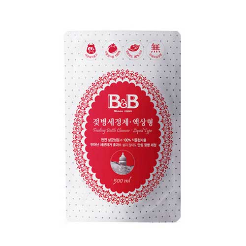B&B 젖병세정제 액상형 리필 500ml (3개)_이미지
