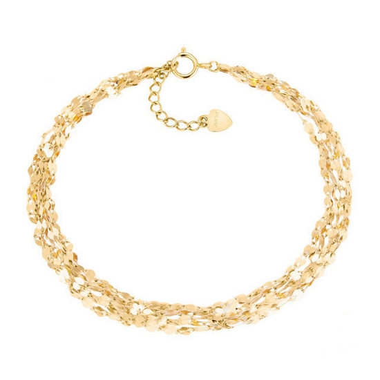 준쥬얼리 14K 샤인키스 다섯줄 팔찌_이미지