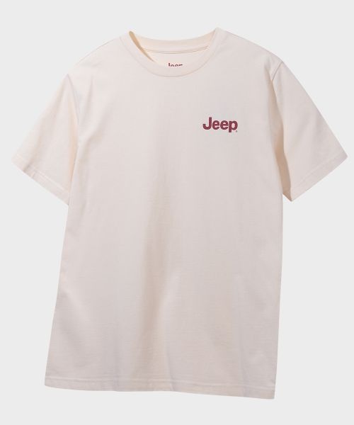 JEEP 코튼 30수 스몰로고 반팔 티셔츠 JR5TSU092LL 386970