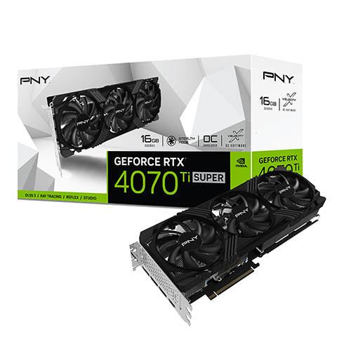 PNY 지포스 RTX 4070 Ti SUPER VERTO OC D6X 16GB TF 마이크로닉스_이미지