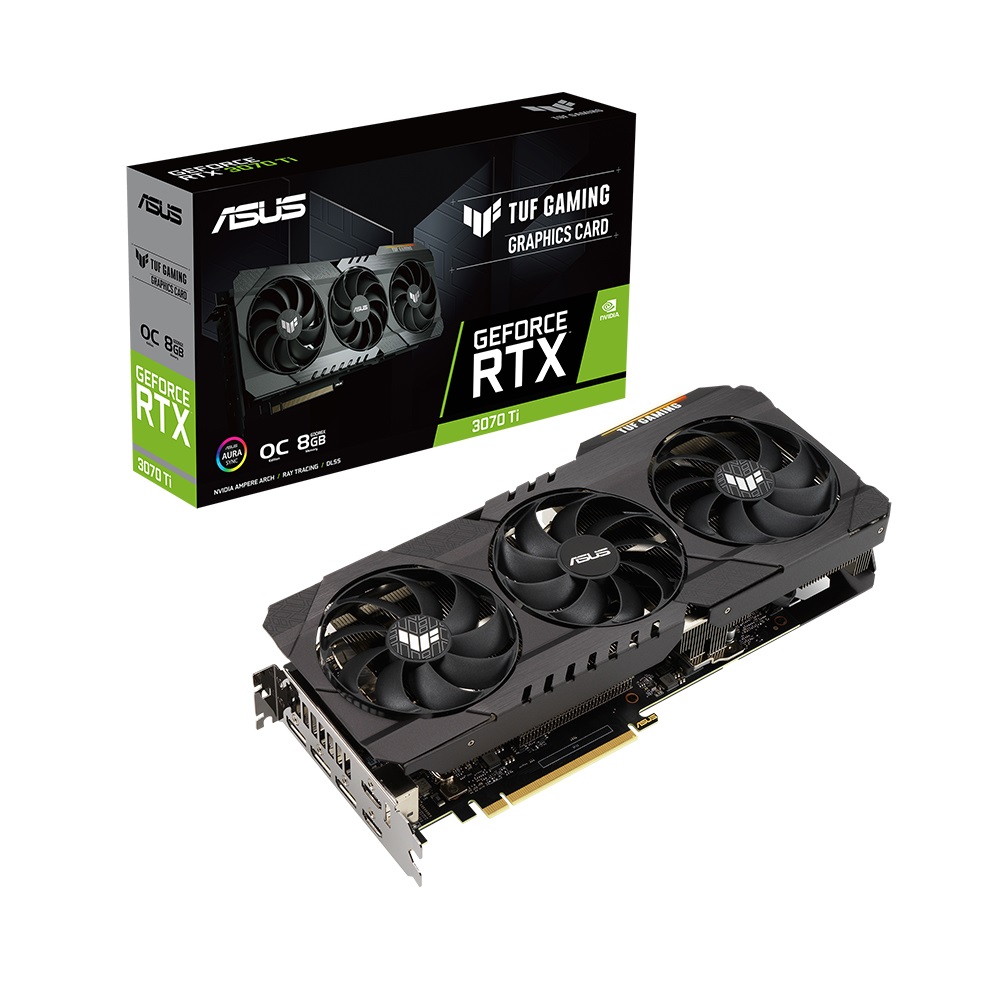 ASUS TUF Gaming 지포스 RTX 3070 Ti O8G OC D6X 8GB