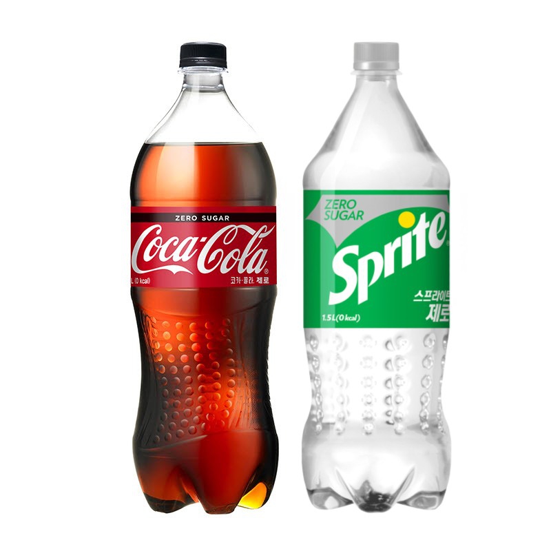 코카콜라 제로 1.5L + 스프라이트 제로 1.5L