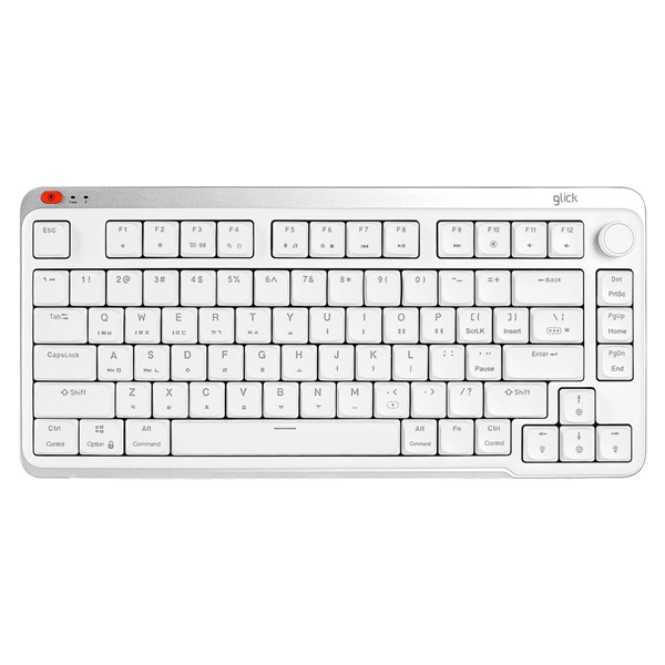 지클릭커 SPK80 무선 기계식 (화이트)_이미지