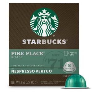 스타벅스 네스프레소 버츄오 8캡슐 커피 파이크 플레이스_이미지