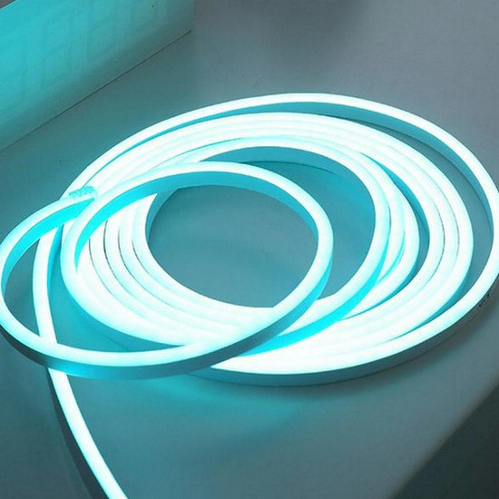 라이트컴 COMS LED 튜브네온 플렉시블 바 슬림형 세트 스카이블루 500cm_이미지