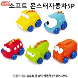 리틀히어로 리틀히어로 소프트 몬스터자동차 5P_이미지